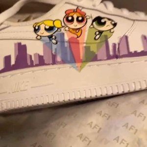 Nike air force custom power puff girls